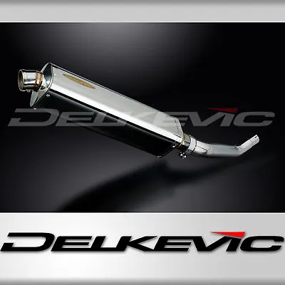 Kawasaki ZX6R Ninja 636 03-06 420mm Tri-Oval Stainless Exhaust Silencer Can Kit • $214.69