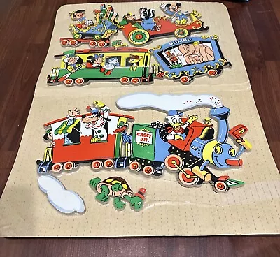 Vintage Dolly Toy Co 5 PC Nursery Wall Decor Disney Casey Jr Train #304 Sealed • $38