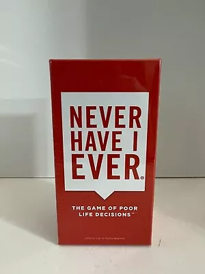 Never Have I Ever The Game Of Poor Life Decisions Adult Party Game SEALED • $25.39