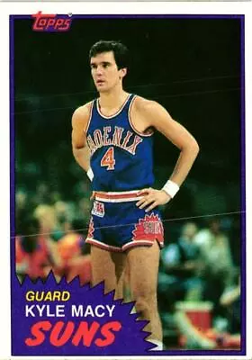 KYLE MACY 1980-81 Topps Basketball #82  FREE SHIP 50% OFF SALE  B1009R3S29P17 • $2