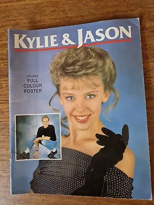 Vintage 1989 Kylie And Jason Photo Book Magazine Kylie Minogue & Jason Donovan • £7