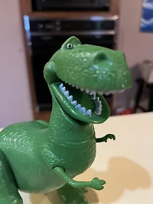 Disney Pixar Mattel Toy Story Rex Dinosaur 6.5 X 8  Figure Biting Movable Jaw • $9.50