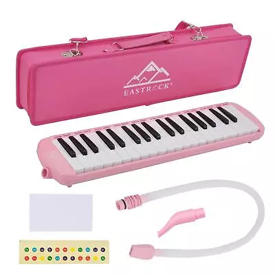 37 Key Melodica Instrument Keyboard Soprano Piano With Mouthpiece Tube Sets A... • $47.21