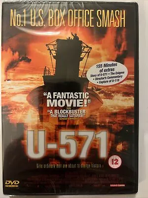 U-571 DVD (2001) Matthew McConaughey Bill Paxton Harvey Keitel New And Sealed • £4.99