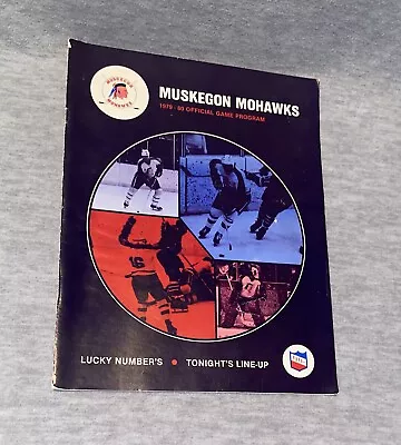 Vintage Muskegon Mohawks 1979/1980 Official Game Program Rare • $50