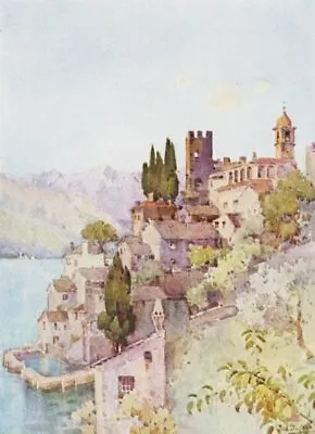 ITALY. Lake Como. Corenno Lago Di Como 1905 Old Antique Vintage Print Picture • £8