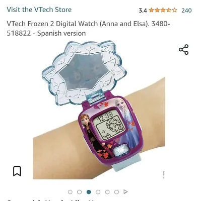 V Tech Frozen 2 Digital Watch (Spanish Version) • $6.31