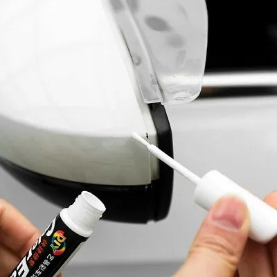 Car Paint Repair Pen White Clear Scratch Remover Touch Up Pens Accessories Tool • $5.59