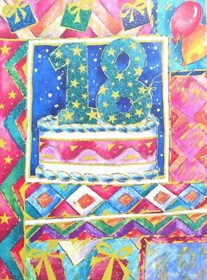 18th BIRTHDAY CARD  Some Birthdays Stand Out From The Rest  GLITTERY • $4.95