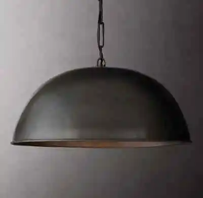 Restoration Hardware Grand Dome Pendant 30  In Bronze • $590