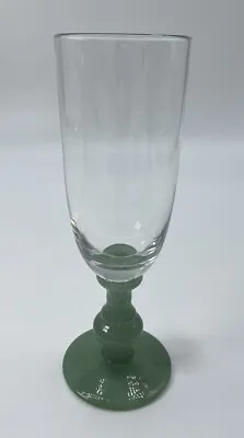 VILLEROY & BOCH Isabelle Green Champagne Flute Glass (1) Replacement Hand Blown • $23.95