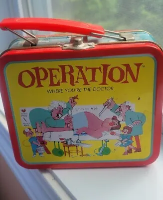 Operation Vintage Mini Tin Lunch Box 1997 • $9.50