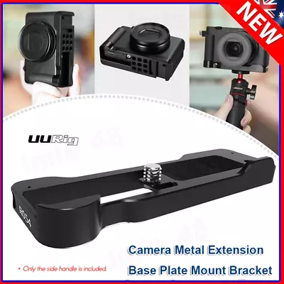 UURIG Camera Metal Extension Base Plate Mount Bracket 1/4'' Screw For Sony ZV-1 • $13.19