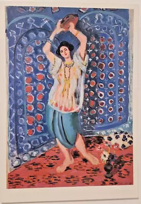 Henri Matisse Odalisque Au Tambourin Harmonie En Bleu Vintage Postcard Unposted • $7.99