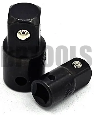 2pc 1/2  To 3/8  1/4  Drive Socket Reducer Wrench Ratchet Adapter Air Impact Set • $7.95