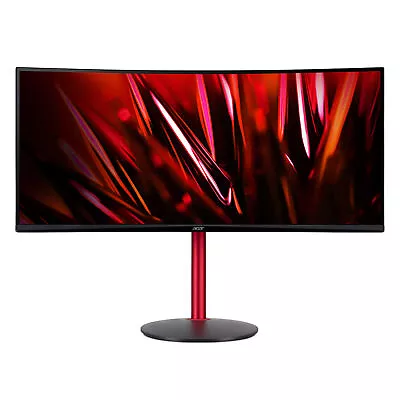 Acer XZ342CU - 34  Monitor UHD 3440x1440 21:9 165Hz 1ms 400Nit HDMI DisplayPort • $259.99