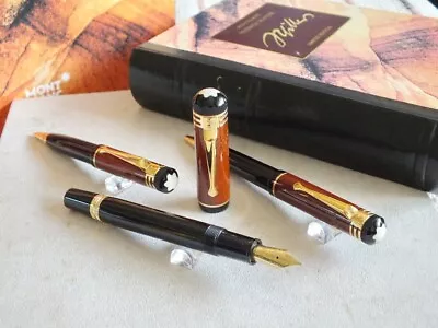 Montblanc 2000 Limited Writer Edition Friedrich Schiller 3-Pcs Pens Set • $1799