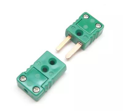 Miniature Mini R/S-Type Thermocouple Connector Plug Pair Male/Female M/F Probe • $6.69
