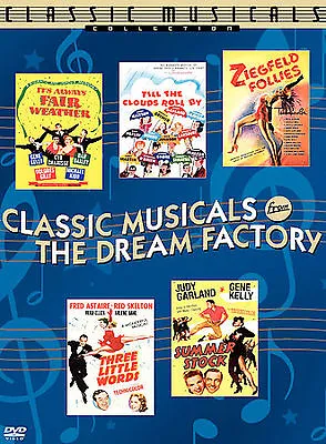 Classic Musicals Collection Dream Factory DVD Set Of 5 Gene Kelly Fred Astaire • $29.99