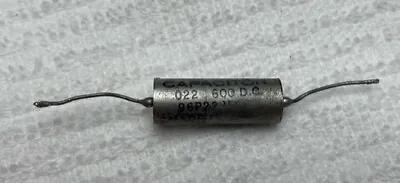 Sprague Vitamin Q Capacitors .022 – 600 • $18