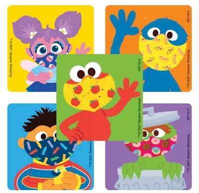 10 Elmo Mask Sesame Street Character Stickers Doctor Stickers Collection • $3.29
