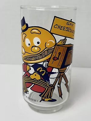 McDonald’s Collector Series Mayor McCheese Drinking Glass Vintage 1977  VGC • $6.99