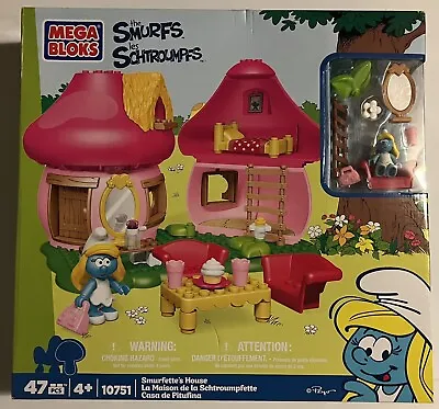 Mega Bloks Peyo The Smurfs Smurfette’s House 10751 - New/Sealed • $49