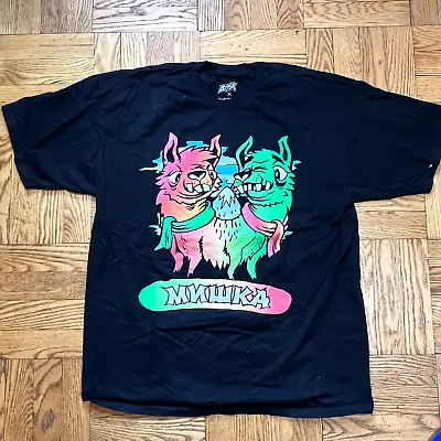 Mishka Brisk ICED TEA 2015 T-shirt Lamour Supreme DONKEY Sz XL Rare EUC OOP NEON • $40