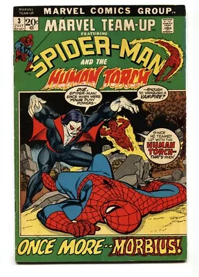 Marvel Team-Up #3 1972- Spider-man- Human Torch- Morbius VG+ • $79.05