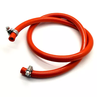 Gas Hose Pipe 8mm EN16436-1 / BS3212 LPG Hose + 2 Hose Clips Caravan Camping BBQ • £11.99