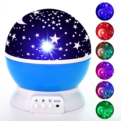 $15.91 • Buy LED Night Star Galaxy Projector Light Lamp Rotating Starry Baby Room Kids Gift