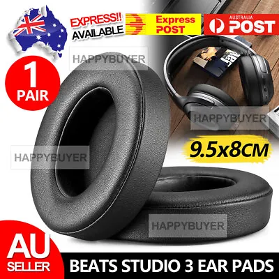 Replacement Ear Pads Beats Studio 2 & 3 Wired Wireless Headphones Cushions BLACK • $8.45