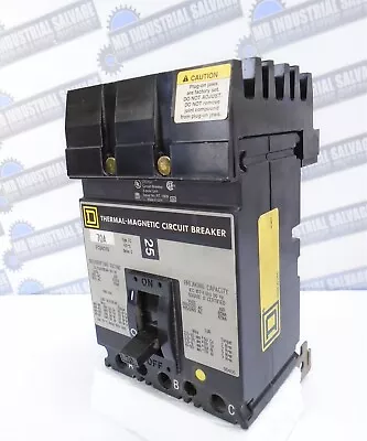  Square-d - Fc34070 - 70a - Fc Circuit Breaker - 3p 3ph - 480v (next Day Option) • $189.50