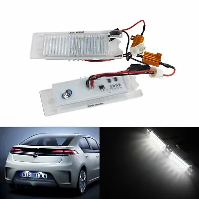 Canbus LED License Number Plate Light For Opel Vauxhall Astra H J Corsa C D Adam • $13.55