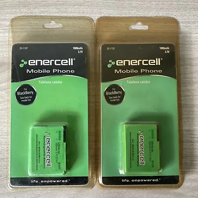 2× Enercell 23-1137 3.7V 1300mAh Li-Ion Battery For BlackBerry • $9.87