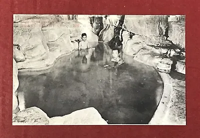 Old Postcard Japan Hot Spring Bath Made From Natural Rocks Yuzaki Onsen #36180 • $7.99
