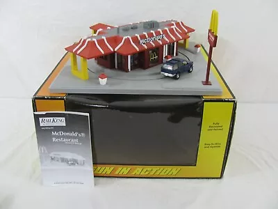 MTH Railking O/O-27 Operating McDonalds Drive Thru Restaurant #30-9114 Works! • $239.99