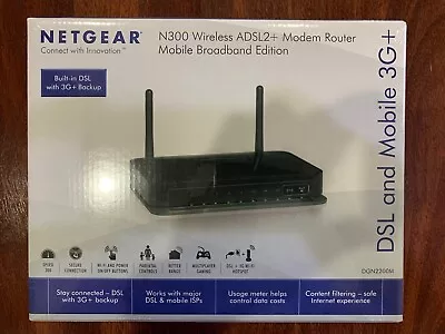 NETGEAR N300 Wireless ADSL2+ Modem Router • $25