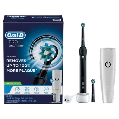 $68 • Buy Oral-B PRO 800 Crossaction Electric Toothbrush | SAME DAY FREE SHIPPING