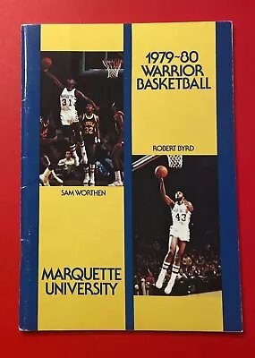 1979 1980 MARQUETTE WARRIORS NCAA Basketball Media Guide Yearbook Vtg 1970’s MU • $6.69