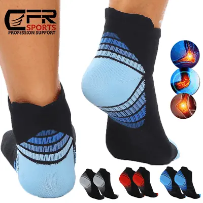 £8.79 • Buy Plantar Fasciitis Sports Socks Compression Foot Arch Support Ankle Brace Pair