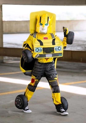 $78.99 • Buy Kid's Transformers Bumblebee Converting Transforming Car Costume SIZE M (Used)