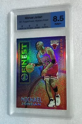 1995-96 Michael Jordan Finest - Mystery Borderless Refractors Gold #M1 MTG 8.5 • $733.57