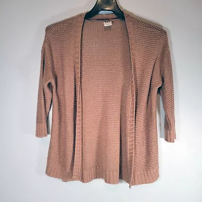 Vero Moda Sweater Womens Large Sweatshirt Bronze 3/4 Sleeve Cover Up  • $11.87