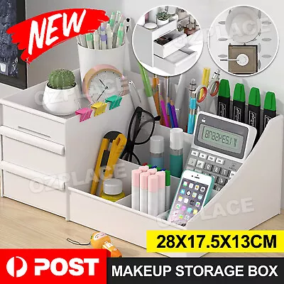 $14.45 • Buy Cosmetic Makeup Organiser Organizer With Drawers Bathroom Skincare Storage Box