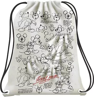 Mickey Mouse Insulated Drawstring Lunch Bag For All You Mickey Mouse Fans • £12.98