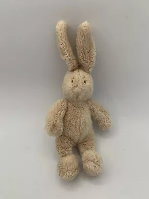 Moulin Roty France Animal Brown Beige Tan Bunny Rabbit Plush Stuffed Toy 11” • $23.95