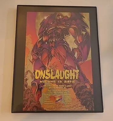 1996 Marvel Comics Onslaught Vintage Print Ad/Poster X-Men Framed 8.5x11  • $14.99