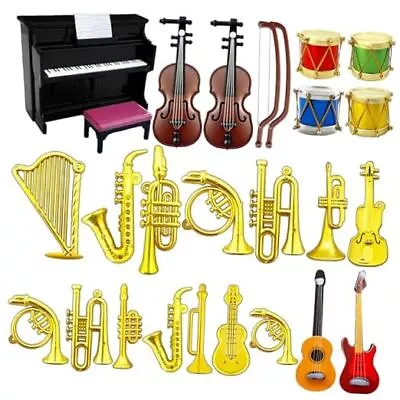 27 Pcs Dollhouse Musical InstrumentsMini Dollhouse Musical Instrument Model  • $21.31
