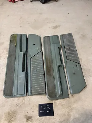 1981 1987 1988 Cutlass Supreme Sage Green Greyish Upper Lower Door Panels Pair • $399.99